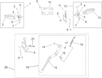 Voetsteunen En Zijstandaard Voor Sur-Ron Light Bee Off-Road X
