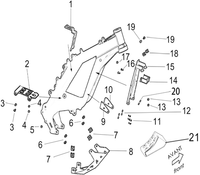 Suporte da Controladora e Tampa da Bateria para Sur-Ron Light Bee Off-Road X