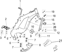 Suporte Homologado para Controladora e Tampa da Bateria para Sur-Ron Light Bee X