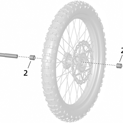 Axe de roue avant SUR-RON Ultra Bee Enduro