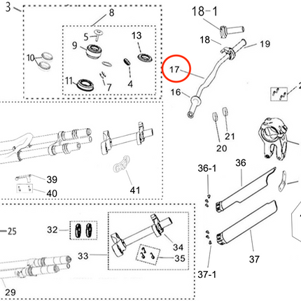 Guidon Off-road SUR-RON Light Bee