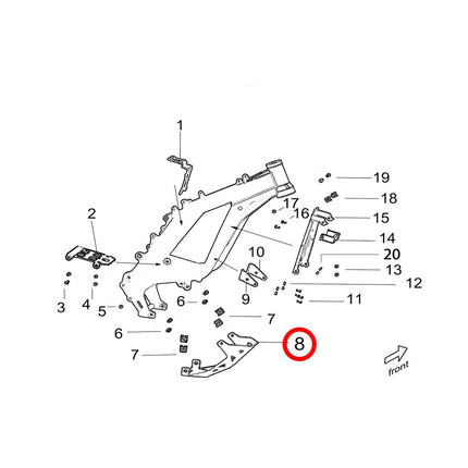 Sabot moteur Sur-Ron Light Bee