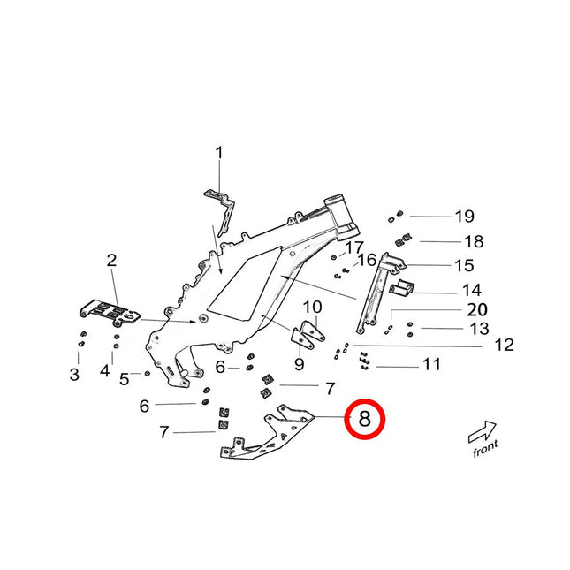 Sabot moteur Sur-Ron Light Bee